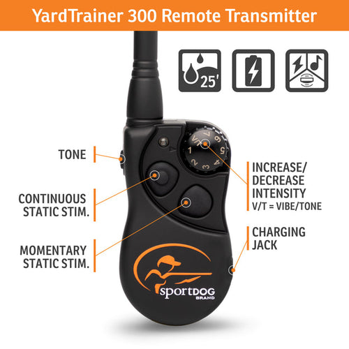 SportDOG® YardTrainer 300 (2.60L X 1.30W 1.23D)