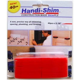 Handi-Shim Construction Shim, Red, 1/16-In., 40-Ct.