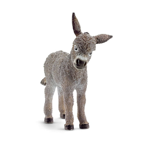 Schleich Farm World Donkey Foal Figurine Toy (2.7 x 1.2 x 2.8 inch)