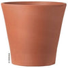 Cono Planter, Terra Cotta Clay, 12-In.