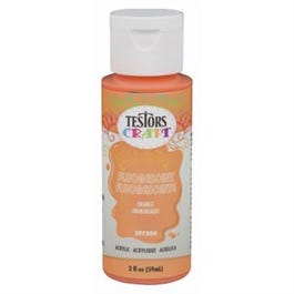 Acrylic Craft Paint, Orange Fluorescent, 2-oz.