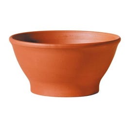 Bowl Planter, Terra Cotta Clay, 9 In.