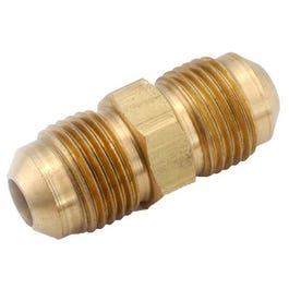 Brass Flare Reducer Union, Lead-Free, 3/8 x 1/4-In.