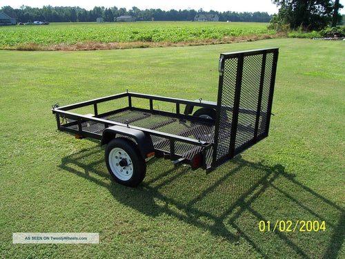 Utility Trailer 4 x 7 With Ramp
