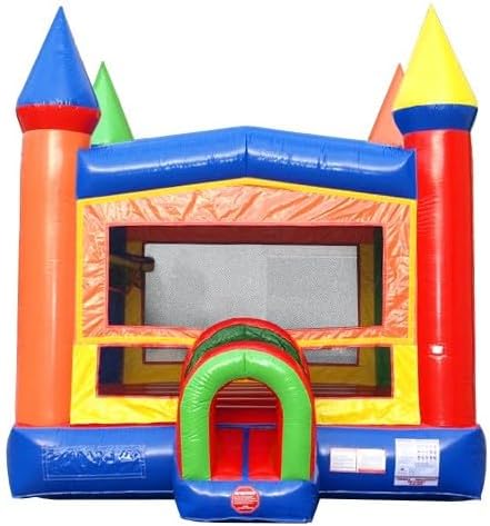 Rainbow Castle Bounce House Inflatable