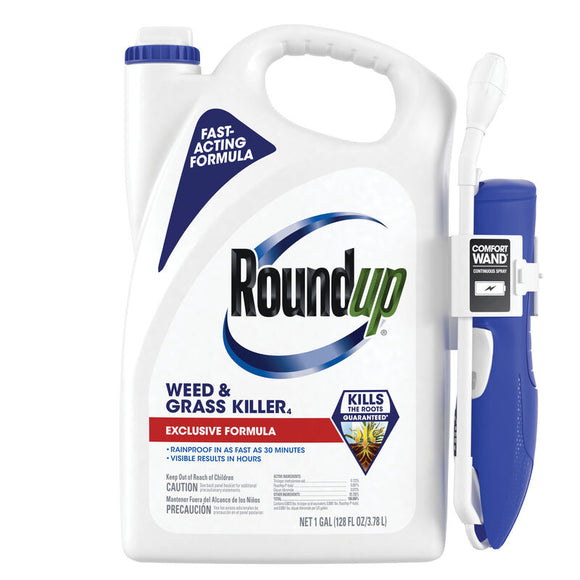 Roundup Weed & Grass Killer4 with Comfort Wand (1 Gallon)