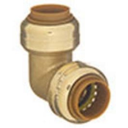 Pipe Fitting, Push On Elbow, 3/4 Copper x 1/2-In. Copper