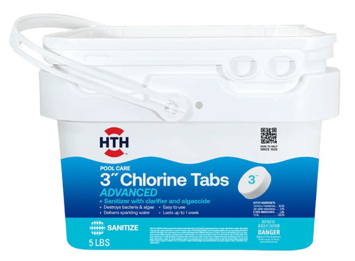 HTH™ Pool Care 3 Chlorine Tabs Advanced (15 Lb)