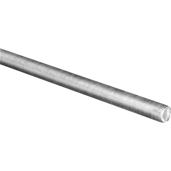 HILLMAN Steelworks 5/16 In. x 3 Ft. Steel Fine Threaded Rod
