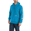 Carhartt Loose Fit Midweight Logo Sleeve Graphic Sweatshirt in Atomic Blue (Regular)