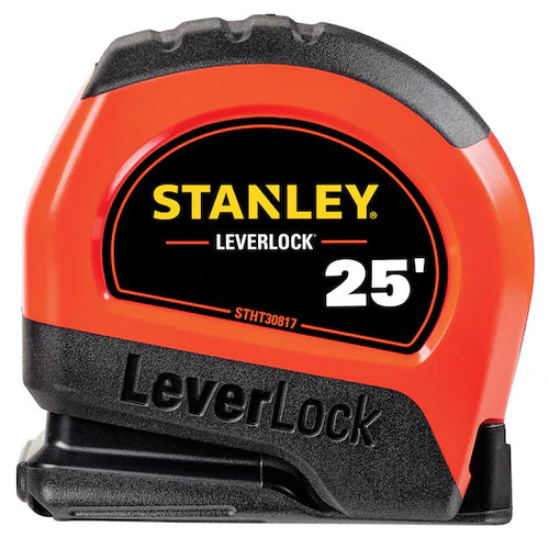 Stanley 25 ft High-Visibility LEVERLOCK® Tape Measure (25 ft)