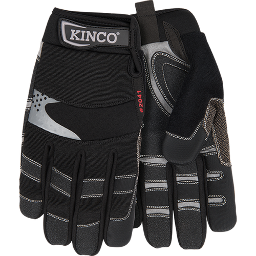 Kinco Kincopro™ General™ Synthetic With Pull-Strap Large, Black (Large, Black)