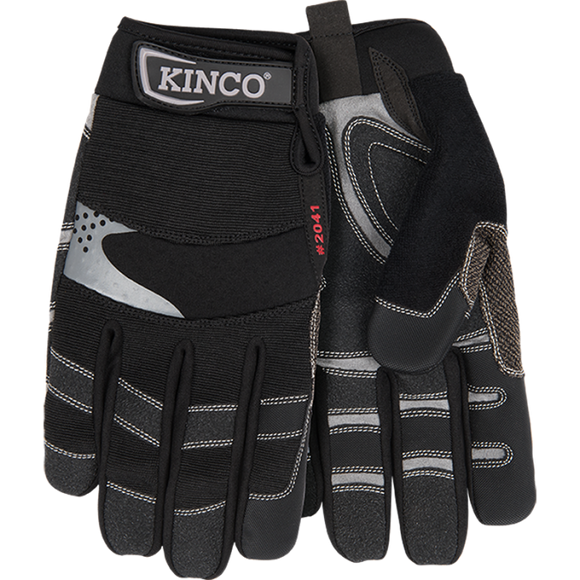 Kinco Kincopro™ General™ Synthetic With Pull-Strap Large, Black (Large, Black)