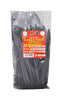 Tool City 7.9 in. L Black Cable Tie 120LB Heavy Duty 100 Pack (7.9