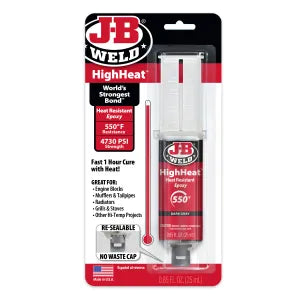 J-B Weld High Heat Epoxy Syringe (0.85 oz)