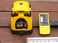 Laser Mark Transit Laser Level with Tri-pod and Rod