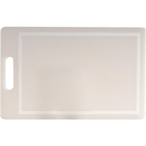 Norpro 10 In. x 16 In. White Polyethylene Professional Cutting Board
