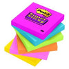 Post-It Notes, Super Sticky, Assorted Colors, 3 x 3-In., 90-Ct.