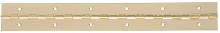 30X1-1/16  BRASS PLATED CONT HINGE