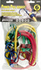 6 PK MIXED POWER PULL BUNGEY