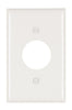 Pass & Seymour Single Receptacle Openings, One Gang, White