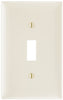 Pass & Seymour Toggle Switch Openings, One Gang, Light Almond