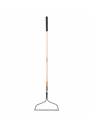 Green Thumb Bow Rake with Wood Handle