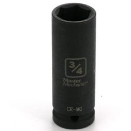 SAE Deep Impact Socket, 6-Point, 1/2-In. Drive, 3/4-in.
