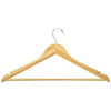 Suit Hanger, Maple Finish, 4-Pk.
