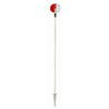Telescopic Driveway Marker, Red/White, 46 to 72-In.