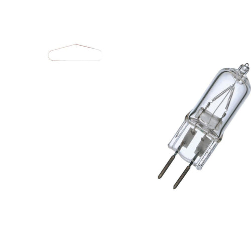 Satco 35W 120V Clear Bi-Pin GY6.35 Base T4 Halogen Special Purpose Light Bulb