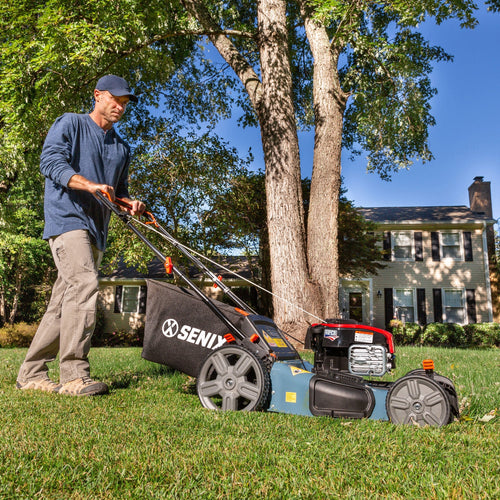 Senix 150cc Gas Powered 3-In-1 Front Wheel Drive Self-Propelled Mower