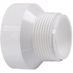 Genova Products PVC DWV Fittings Male Adapter