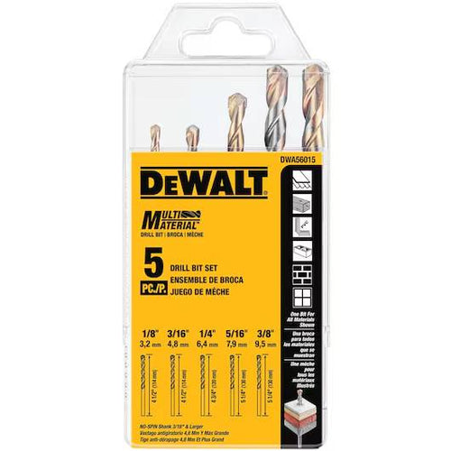 Dewalt DWA56015 Multi Material Drill Bits