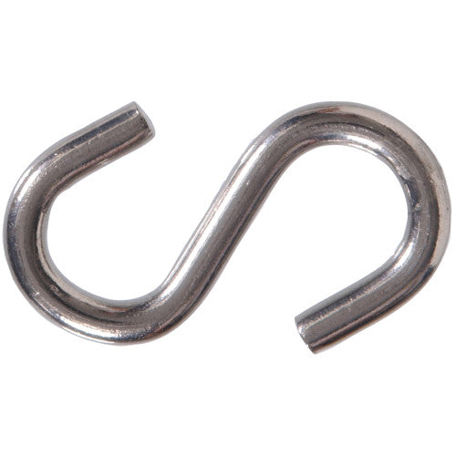 Hillman Hardware Essentials S-Hook Stainless Steel