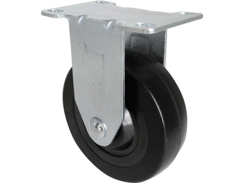 Shepherd Rigid Plate Caster Rubber Wheel