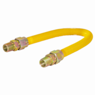 Eastman 3/8 in. OD ArmorBoost™ EFV Gas Connector - MIP x MIP