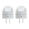 Globe Electric White Automatic Dusk to Dawn 360-Degree Directional LED Night Light