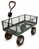 Green Thumb 4-Wheel Garden Cart, Removable Mesh Sidewalls