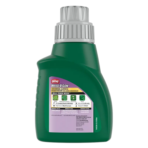 Ortho Weed B Gon Chickweed, Clover & Oxalis Killer for Lawns Concentrate