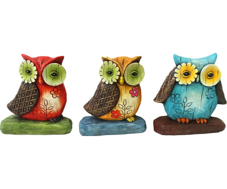 Alpine Owl Statuary Assorted Tray