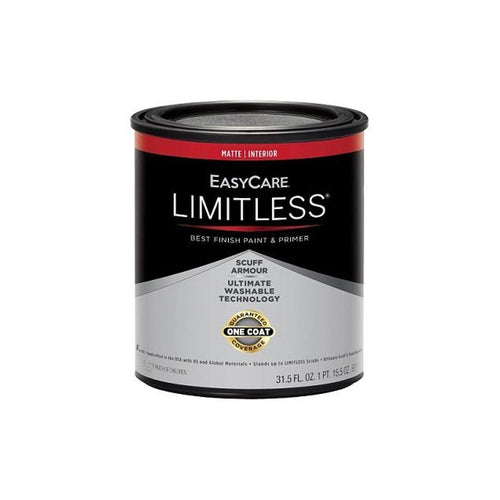EasyCare Limitless 1 Qt. Neutral Base Matte Acrylic Latex Interior Paint & Primer