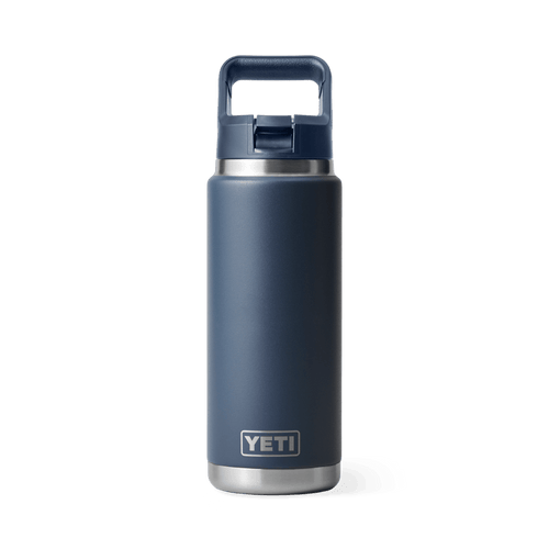 YETI Rambler® 26 oz Water Bottle  With Color-Blocked Straw Cap