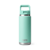 YETI Rambler® 26 oz Water Bottle  With Color-Blocked Straw Cap