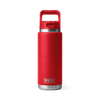 YETI Rambler® 26 oz Water Bottle  With Color-Blocked Straw Cap