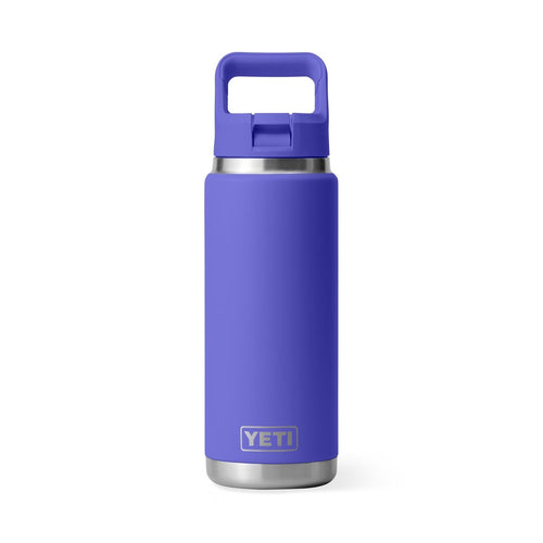 YETI Rambler® 26 oz Water Bottle  With Color-Blocked Straw Cap