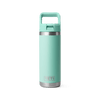 YETI RAMBLER® 18 Oz Water Bottle With Color-Matched Straw Cap