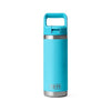 YETI RAMBLER® 18 Oz Water Bottle With Color-Matched Straw Cap