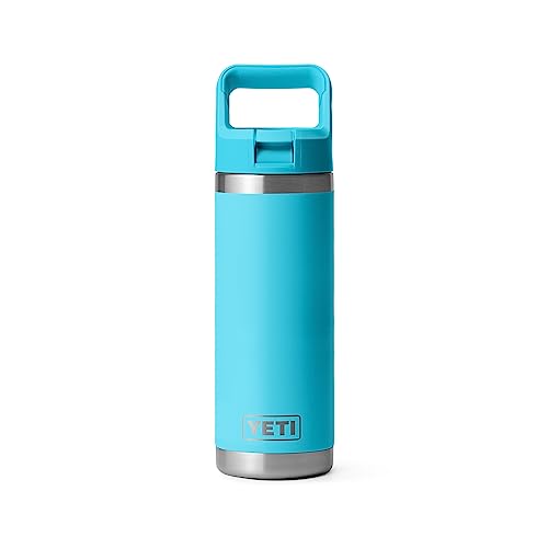 YETI RAMBLER® 18 Oz Water Bottle With Color-Matched Straw Cap