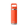 YETI RAMBLER® 18 Oz Water Bottle With Color-Matched Straw Cap